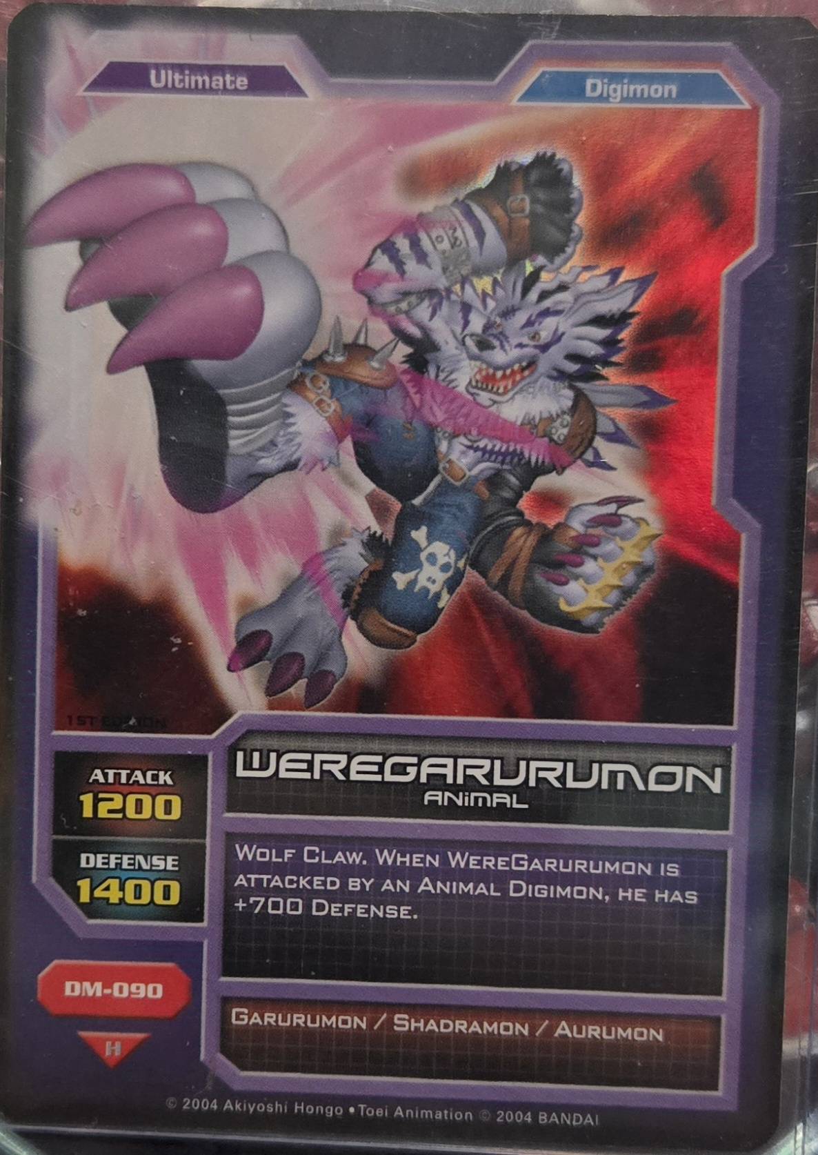 Digimon - Weregarurumon Dm-090