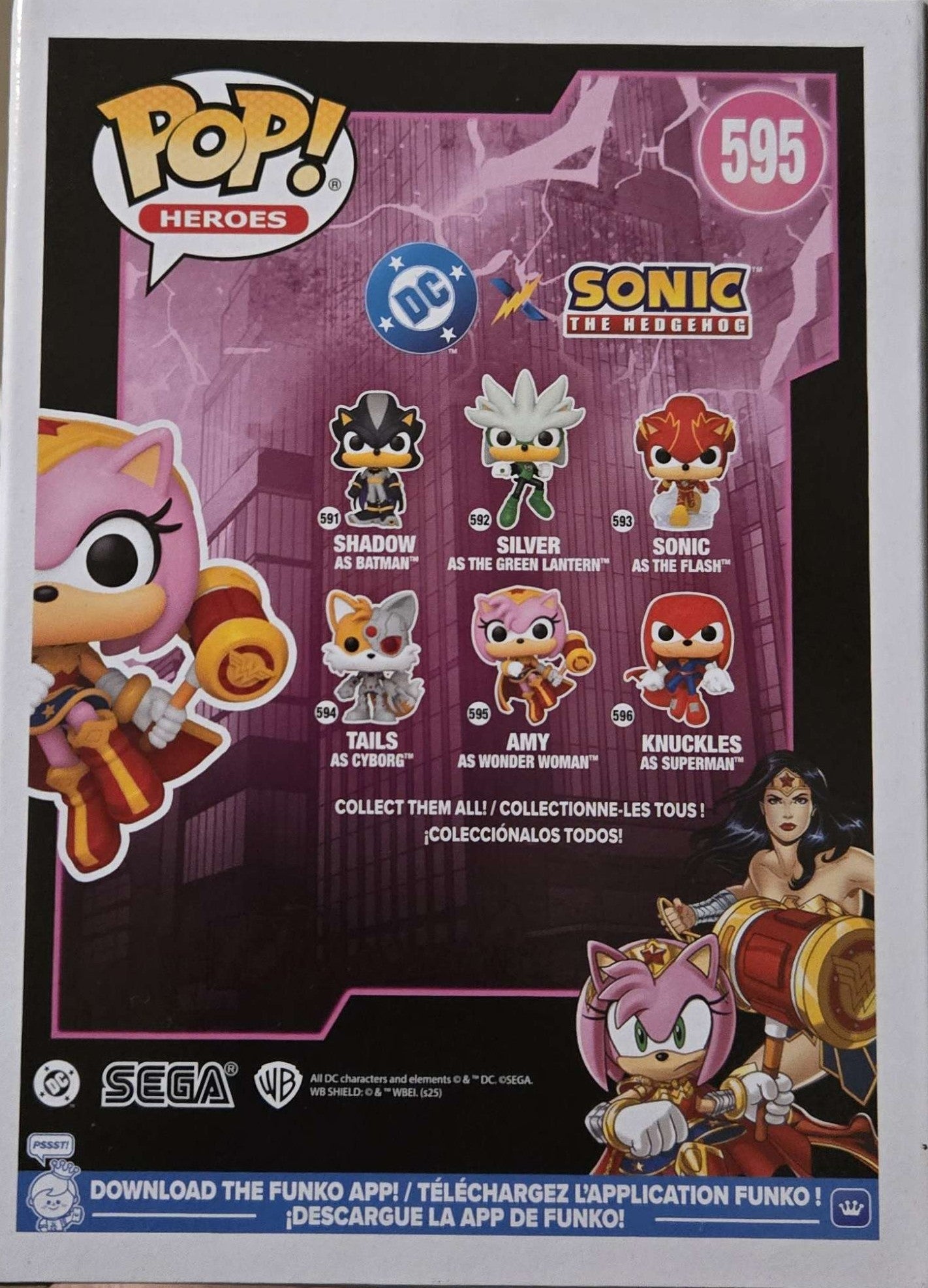 Amy (Sonic) x Wonder Woman - 595