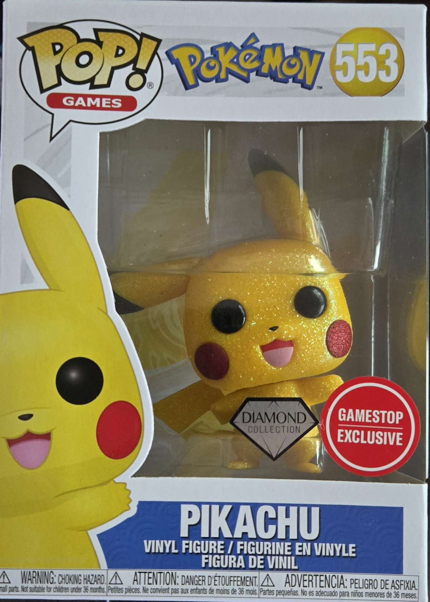 Pikachu // 553 // Diamond // Gamestop [v]
