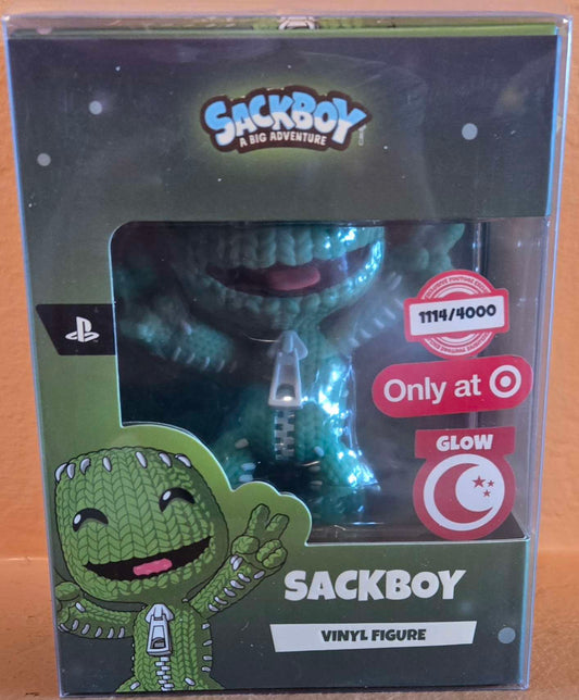 Youtooz PlayStation Sackboy Glow In The Dark Target Vinyl 1114/4000